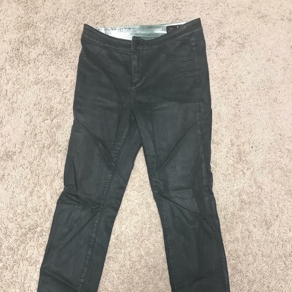 Armani Exchange pants, faded look.